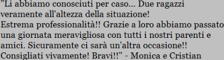 Recensione di Monica e Cristian